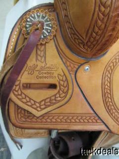 Jeff Smith Signature Ranch Cutter Cutting Saddle 16 1 2 Lightly Used
