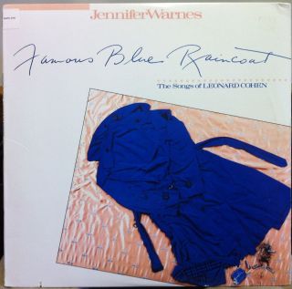 JENNIFER WARNES famous blue raincoat LP VG LEONARD COHEN Vinyl 1986 1A