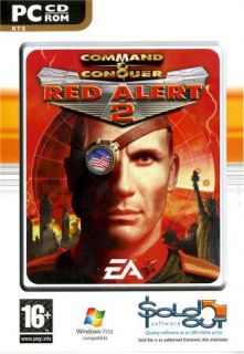  and Conquer Red Alert 2 Win 98 XP Vista New DVD Style Box