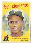 Topps 1959 478 Roberto Clemente HOF Pittsburg Pirates No CREASES B V $