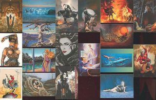 Artists Choice 72 Card Fantasy Art Set Boris Frazetta Olivia Sorayama