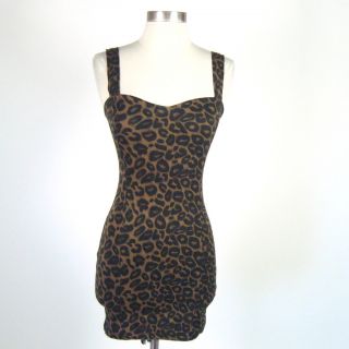 Leopard Dress on Kendall Jenner Motel Rocks Leopard Print Mini Dress Size Xs