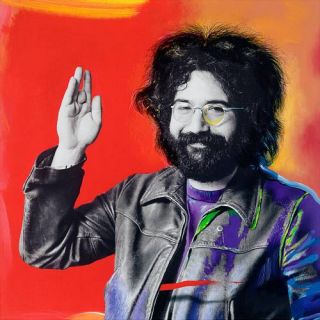 Jerry Garcia by Baron Wolman Rick Garcia Jerry Waving Grateful Dead