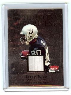 Jerry Rice 04 Fleer Tradition Gridiron Tributes Jersey
