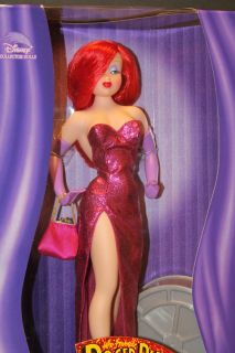 This is a beautiful Jessica Rabbit doll. Her face paint is in