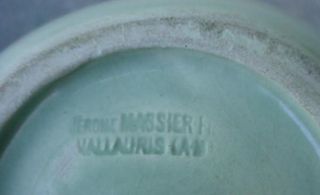 Vase Decorated Pottery Jerome Massier Fils Vallauris