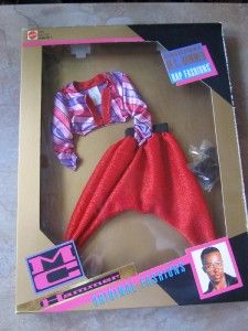 JERRY SPRINGER,VANILLA ICE,MC HAMMER 4 PIECE BOXED DOLL & OUTFIT LOT