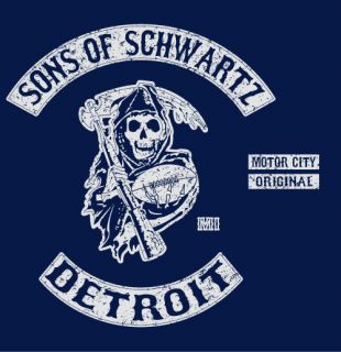 Sons of Schwartz Detroit Jim Lions T Shirt XXXL