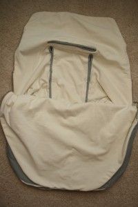 JJ Cole Collections Bundle Me Lite Car Seat Bunting in Gray Stone