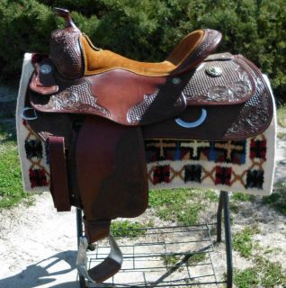 JIM TAYLOR Rocky Dare model NEW reining reiner western saddle DARK OIL