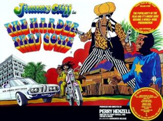 The Harder They Come 1973 Poster Jimmy Cliff RARE Large