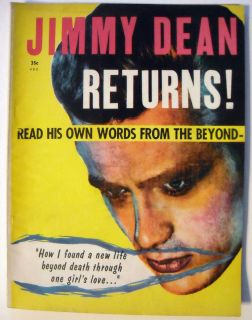 Jimmy Dean Returns Movie Magazine 1956