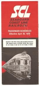 Seaboard Coast Line Railroad Passenger Schedules Effective April 26