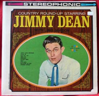 Jimmy Dean Country Round Up Luke Gordon LP VG Vinyl