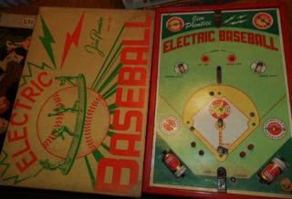 RARE 1940s Jim Prentice baseball game original box and batteries