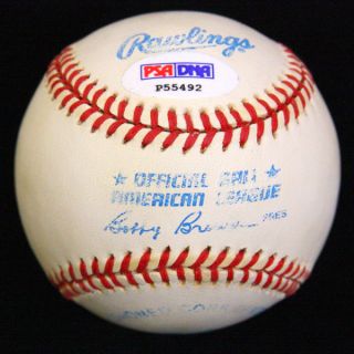 Jim Thome Signed Autographed OAL Baseball Ball PSA DNA