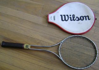 Jimmy Connors Wilson T2000 Metal Tennis Racquet Racket T 2000 w Cover