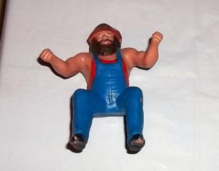  LJN Thumb Wrestlers Hillbilly Jim w No Teeth Variant WWE 1985