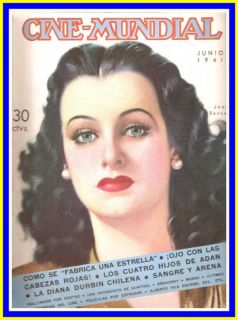 Joan Bennett June 1941 Argentina Magaz Cine Mundial
