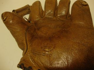 30s Vintage Joe Gordon Model Baseball Glove