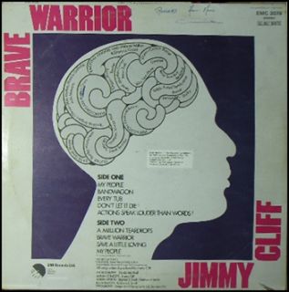 Jimmy Cliff Brave Warrior RARE UK LP 1975