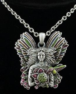 Jody Bergsma Faith Fairy Pendant Necklace Jewelry New