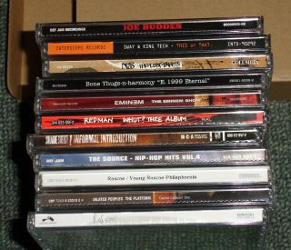  11 CD lot Nas Eminem Redman Joe Budden K Os Dilated People Bone Thugs