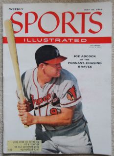 Sports Illustrated Joe Adcock July 30 1956