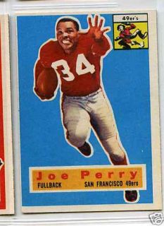 1956 Topps Football 110 Joe Perry San Francisco 49ers