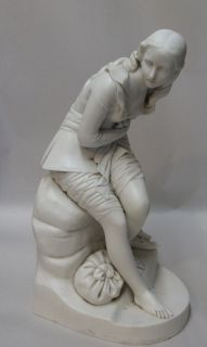 Antique Parian Porcelain Figurine Minton Dorthea by John Bell