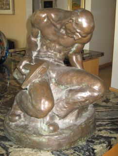 WPA Era Artist John Weaver Monumental Bronze