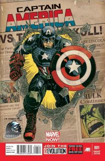 Captain America 1 by John Romita Jr Marvel Now Very Limited Phantom