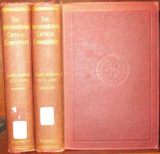 1929 Bible Commentary Exegetical and Critical St John Gospel