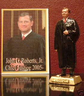 Supreme Court Chief Justice John Roberts Figurine Card