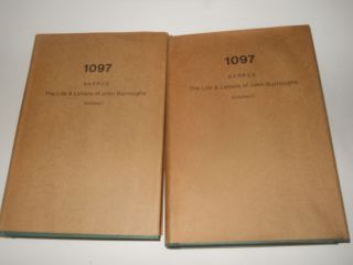 Life Letters of John Burroughs Barrus 2 Volumes HCDJ 1968 Naturalist
