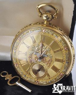 RARE Large 18K English Pocket Watch by John Moncas C 1830