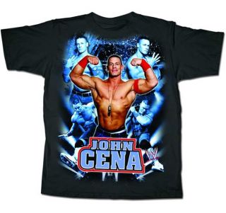John Cena Showtime WWE Authentic Black T Shirt New