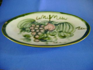 Oval Platter John B Taylor Ceramics Harvest USA Fruit