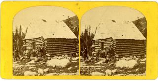 Mould Keeseville NY Stereoview Adirondack Whiteface Mountain Rustic
