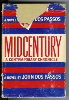 Midcentury by John Dos Passos H C Book 1961 1st Edition