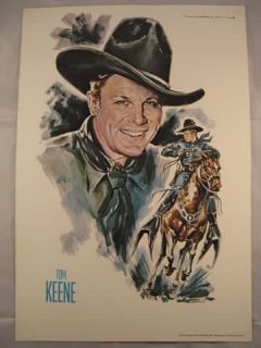 Tom Keene 1973 John Ford Cowboy Kings 11x16 Color Print  