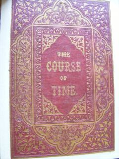 1857 1st COURSE of TIME Poem ROBERT POLLOK Illustrated Edition JOHN TENNIEL  