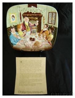 Christmas in England by John Beswick 1st Round World Series Royal Doulton Plate  
