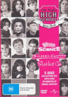 Breakfast Club Weird Science Sixteen Candles NEW R4 DVD John Hughes  
