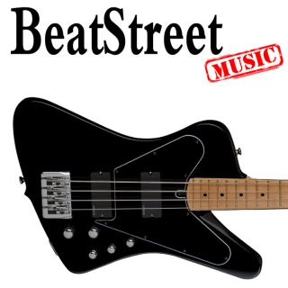 New Dean John Entwistle Hybrid Classic Black 4 String Bass Guitar w EMG Pickups  