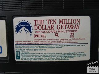 The Ten Million Dollar Getaway VHS John Mahoney Tony Lo Bianco James A Contner 097360341836  
