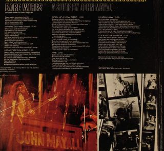 John Mayall Blues Breakers "Bare Wires" 1968 LP VG  