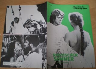 Claudia Cardinale Oliver Reed One Russian Summer RARE German Program  