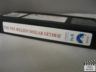 The Ten Million Dollar Getaway VHS John Mahoney Tony Lo Bianco James A Contner 097360341836  