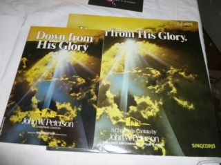 Lot John Peterson New Missionary Cantata LP Records with Books  